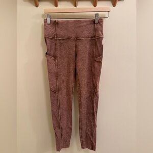 Lululemon Fast and Free tights - Pink